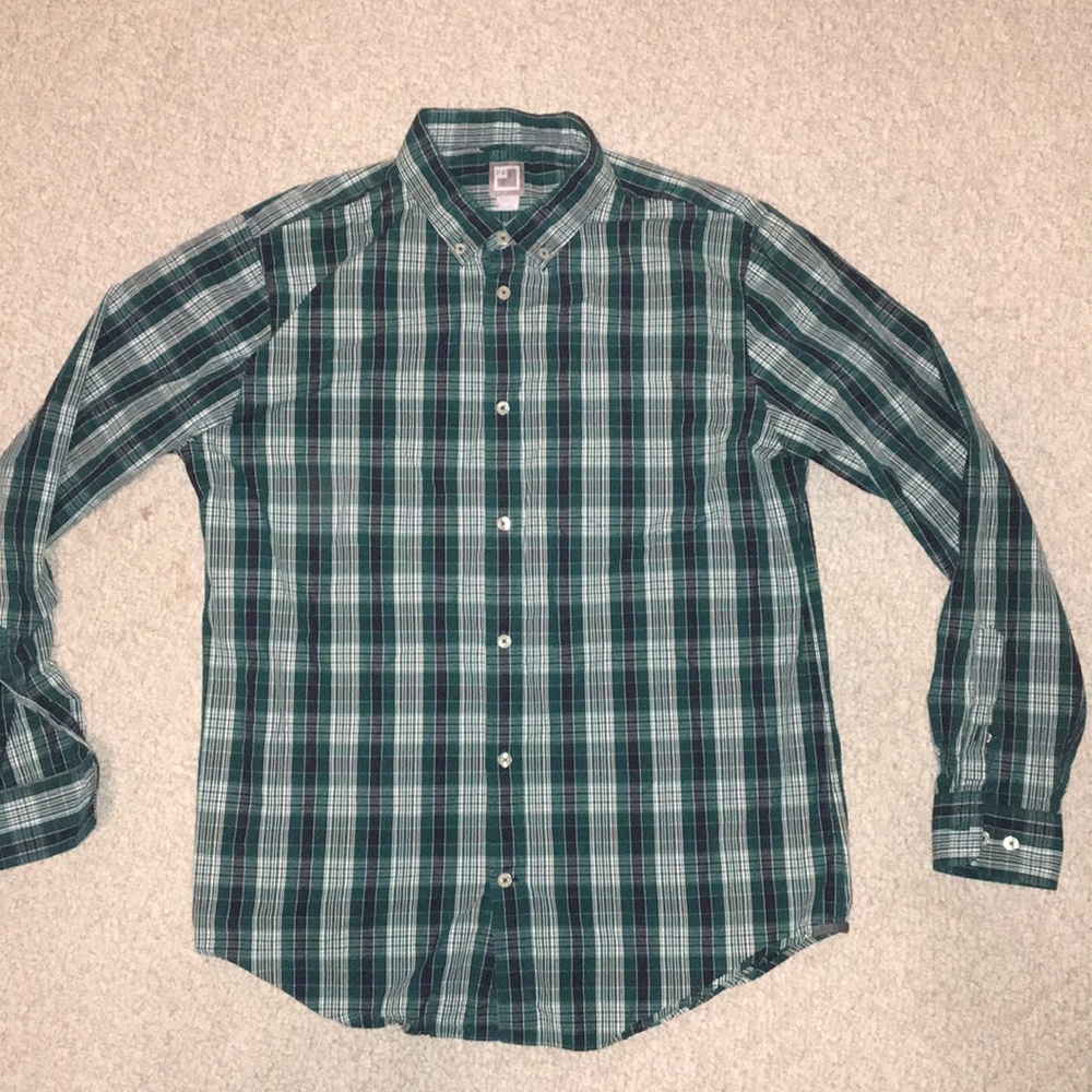 JCPenney Plaid Button Down Shirt